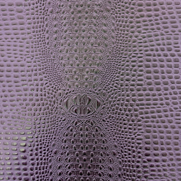 Purple Aussie 3D Embossed Gator Vinyl Fabric