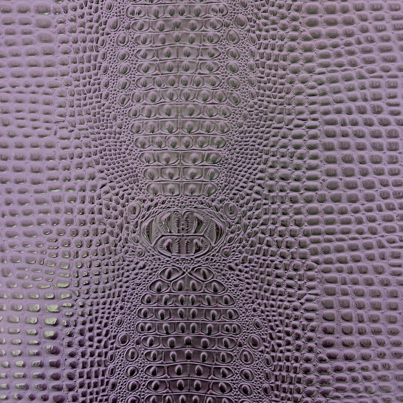 Purple Aussie 3D Embossed Gator Vinyl Fabric