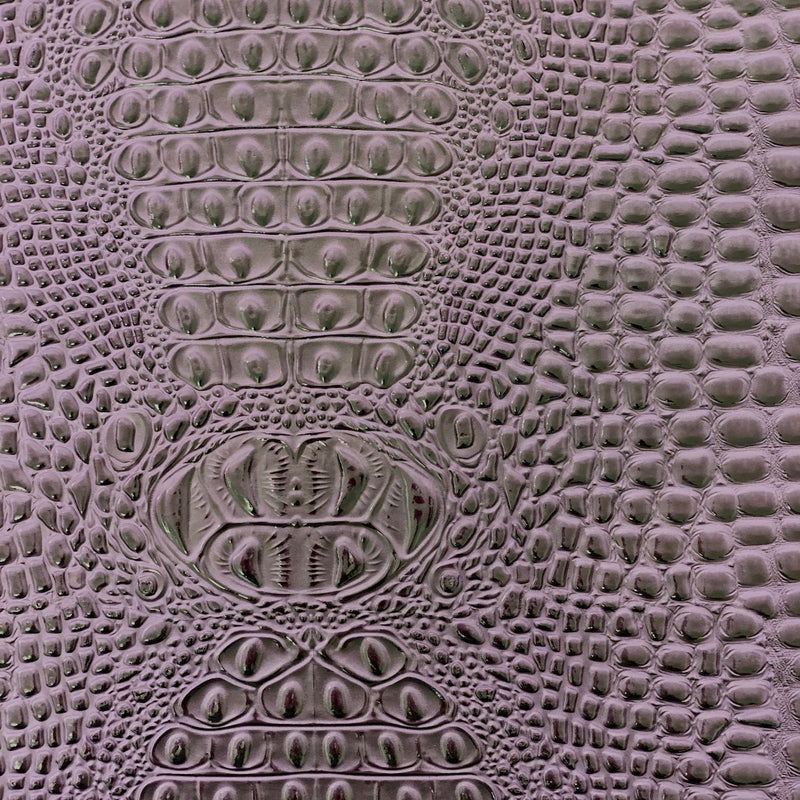 Purple Aussie 3D Embossed Gator Vinyl Fabric