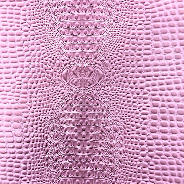 Lavender Purple Aussie 3D Embossed Gator Vinyl Fabric