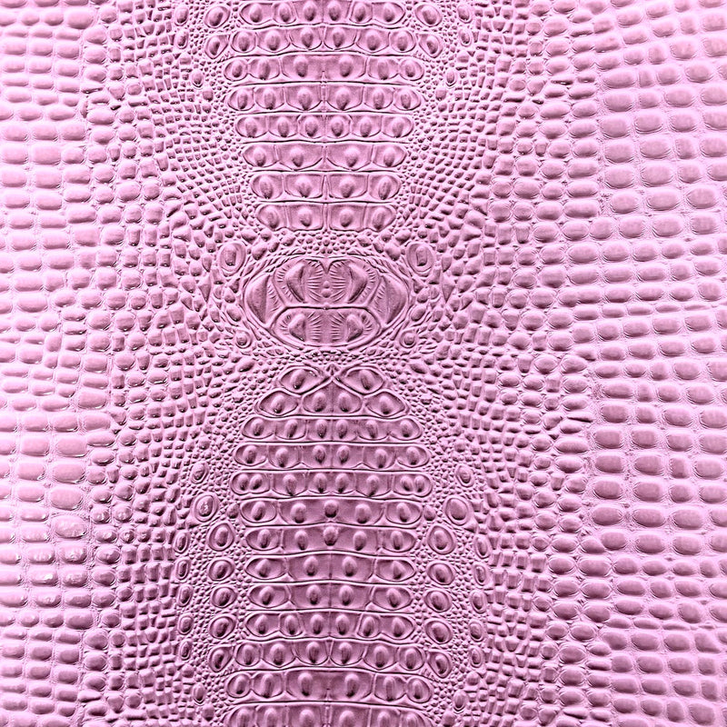 Lavender Purple Aussie 3D Embossed Gator Vinyl Fabric