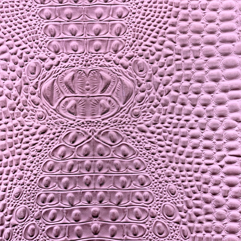 Lavender Purple Aussie 3D Embossed Gator Vinyl Fabric