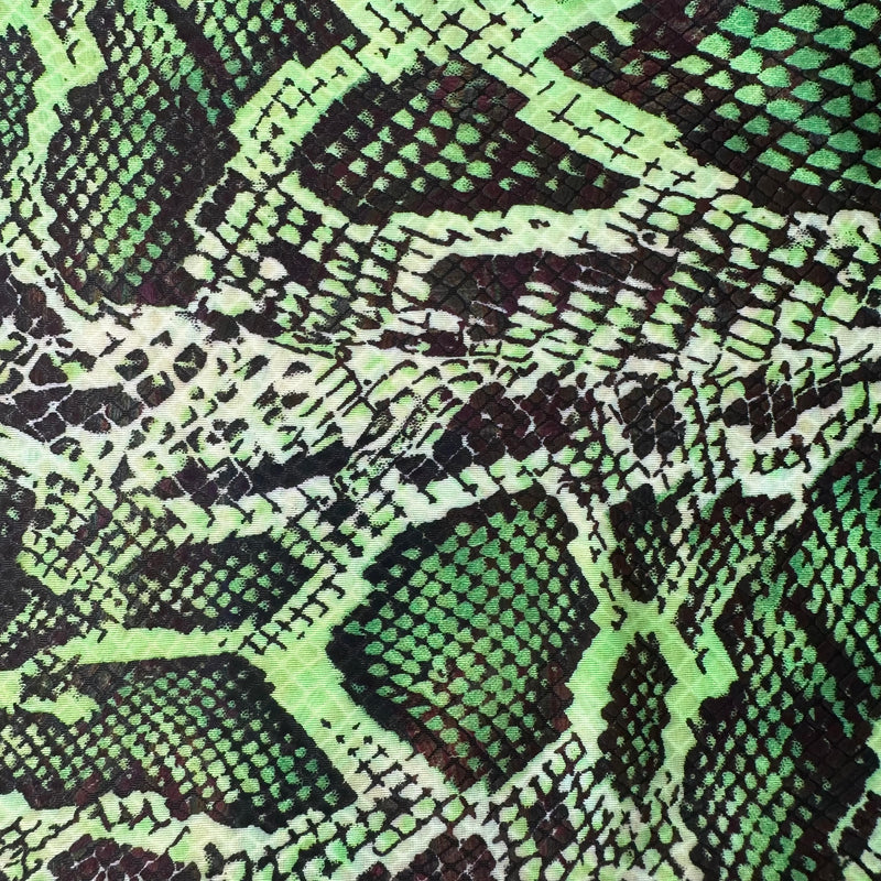 Illusion Phthon4 way Stretch Polyester Spandex Tricot Fabric | Spandex Palace Green