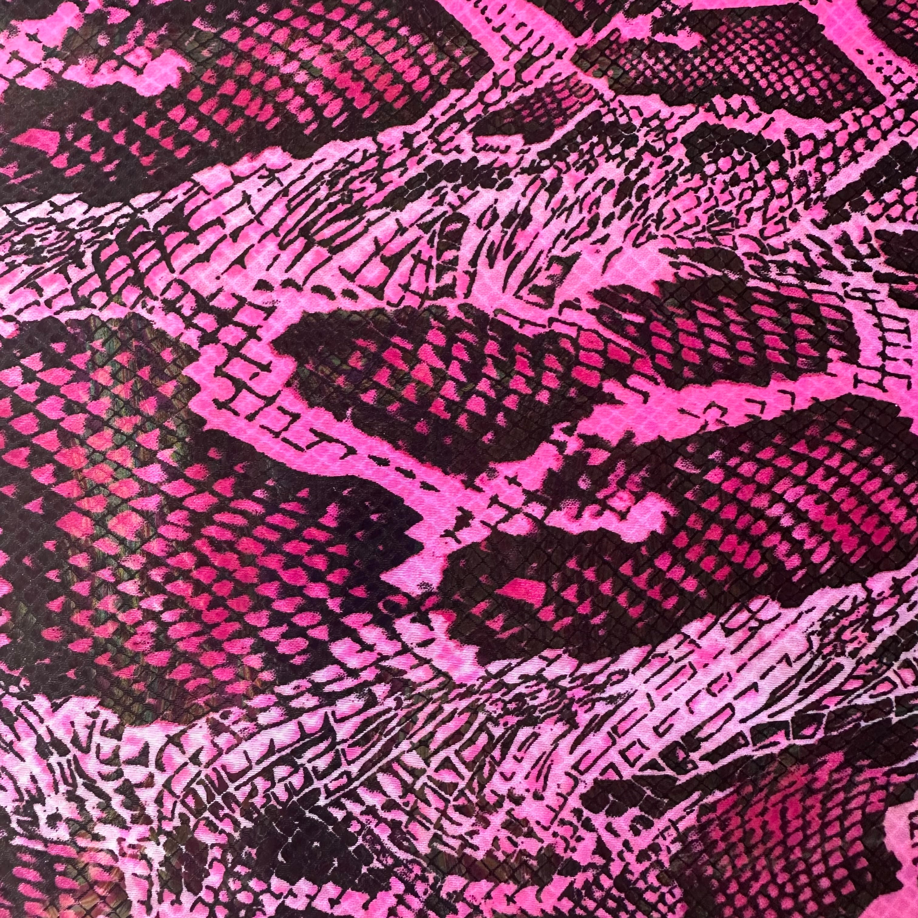 Illusion Python Stretch Poly Spandex Tricot Fabric | Spandex Palace