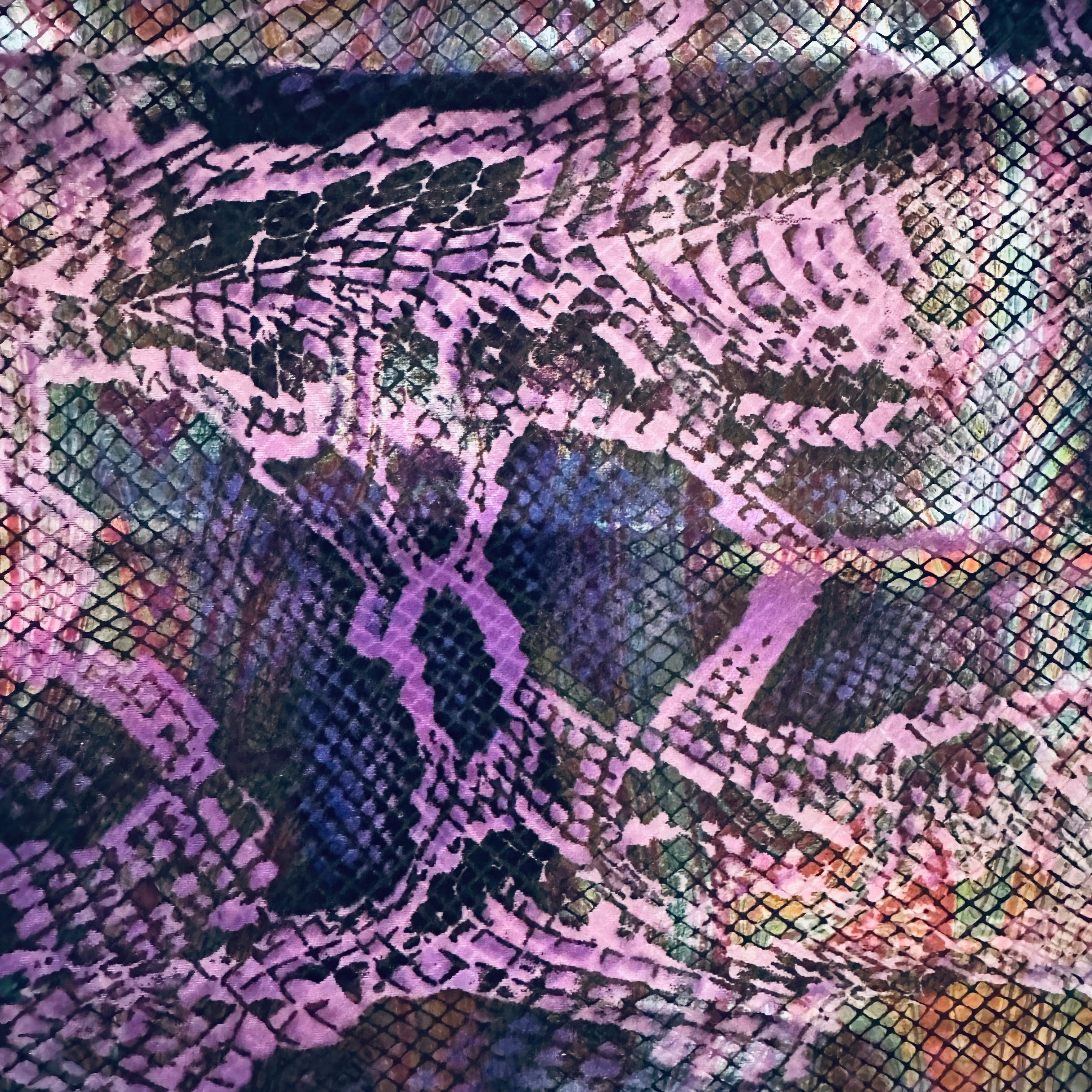 Illusion Python Stretch Poly Spandex Tricot Fabric | Spandex Palace