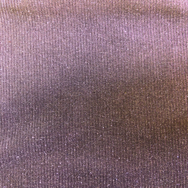 Lavender Silver Holographic Shimmer Glitter Spandex Fabric