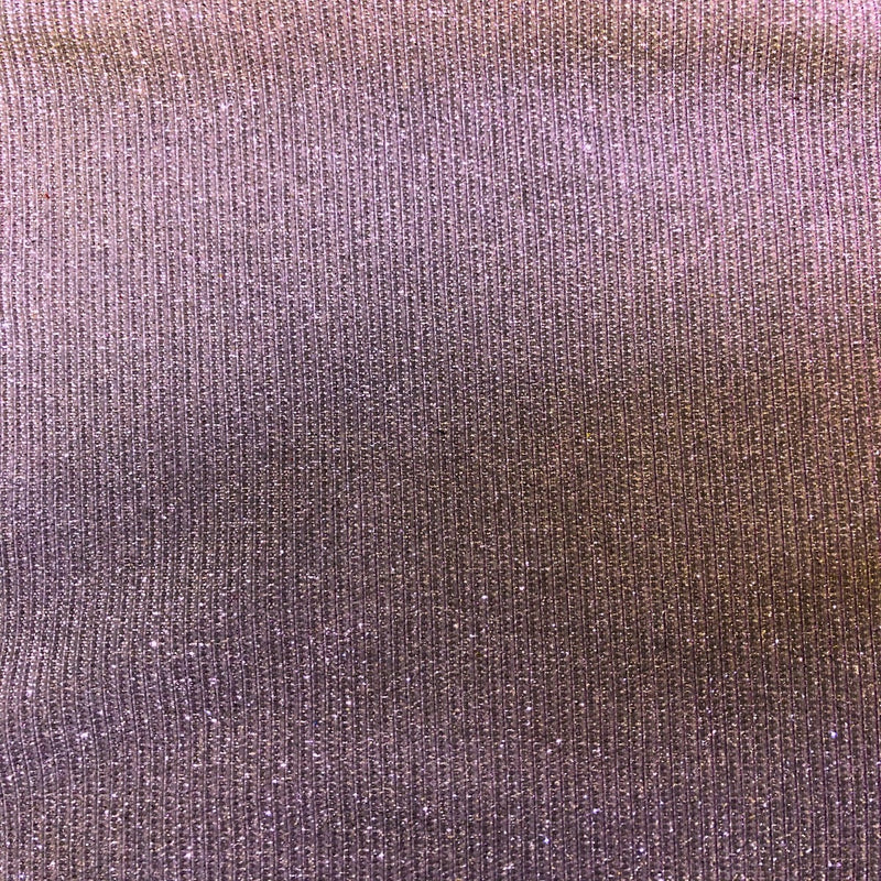 Lavender Silver Holographic Shimmer Glitter Spandex Fabric