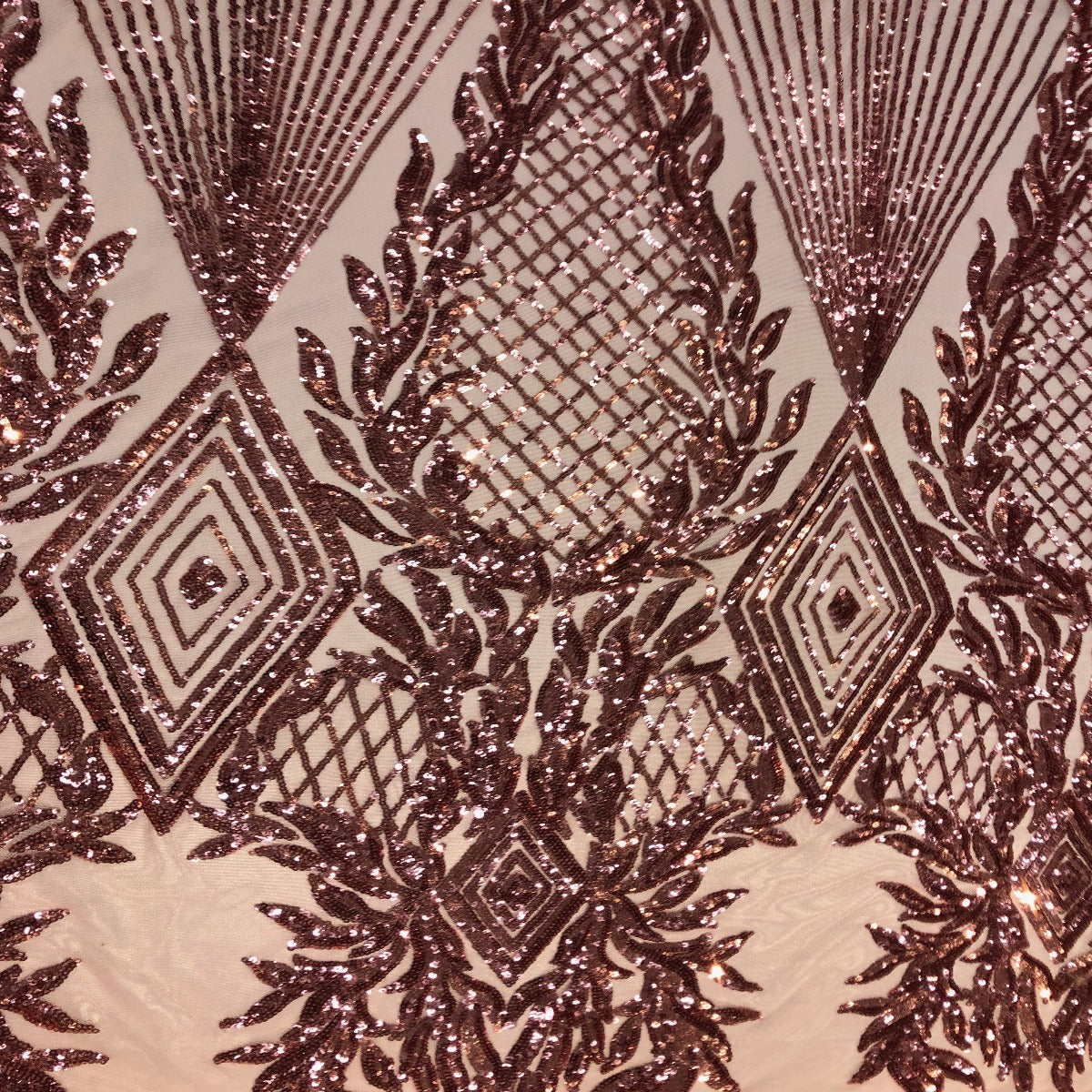 Alpica Geometric Stretch Sequins Fabric | Spandex Palace