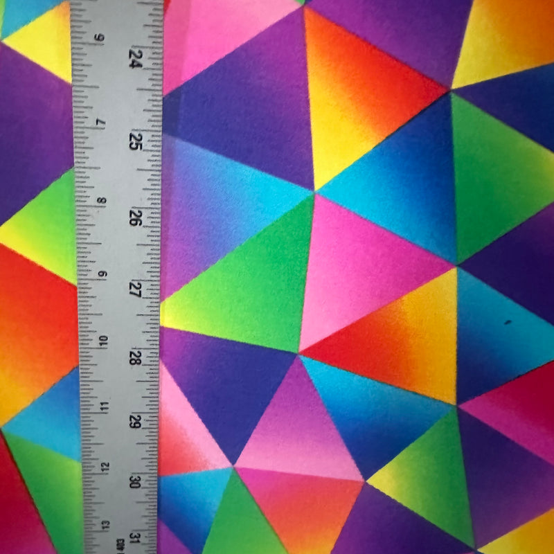 Multi Color Nylon Spandex Tricot Fabric | Spandex Palace Multicolor