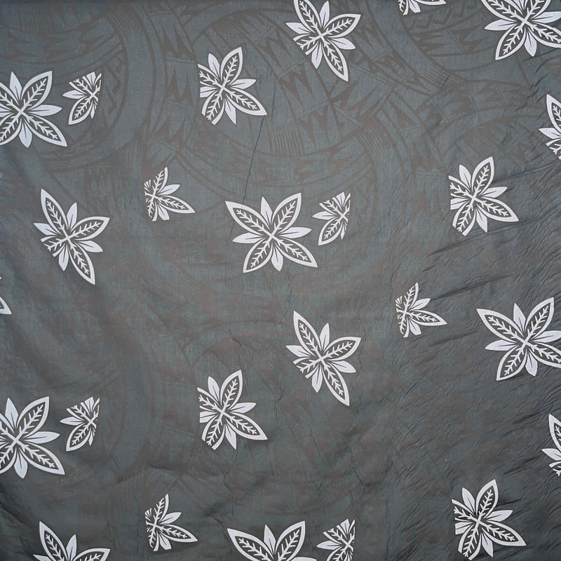 Floral Embroidered Border Fabric| Polyester