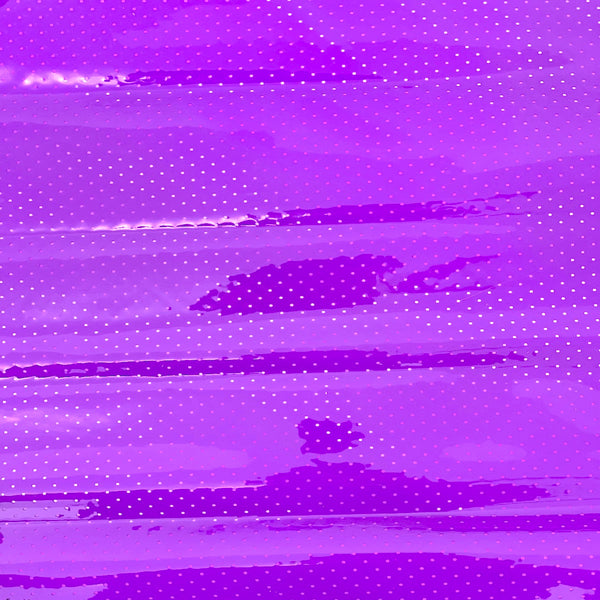 Purple Perforated Tinted PVC Marine Clear Vinyl Fabric