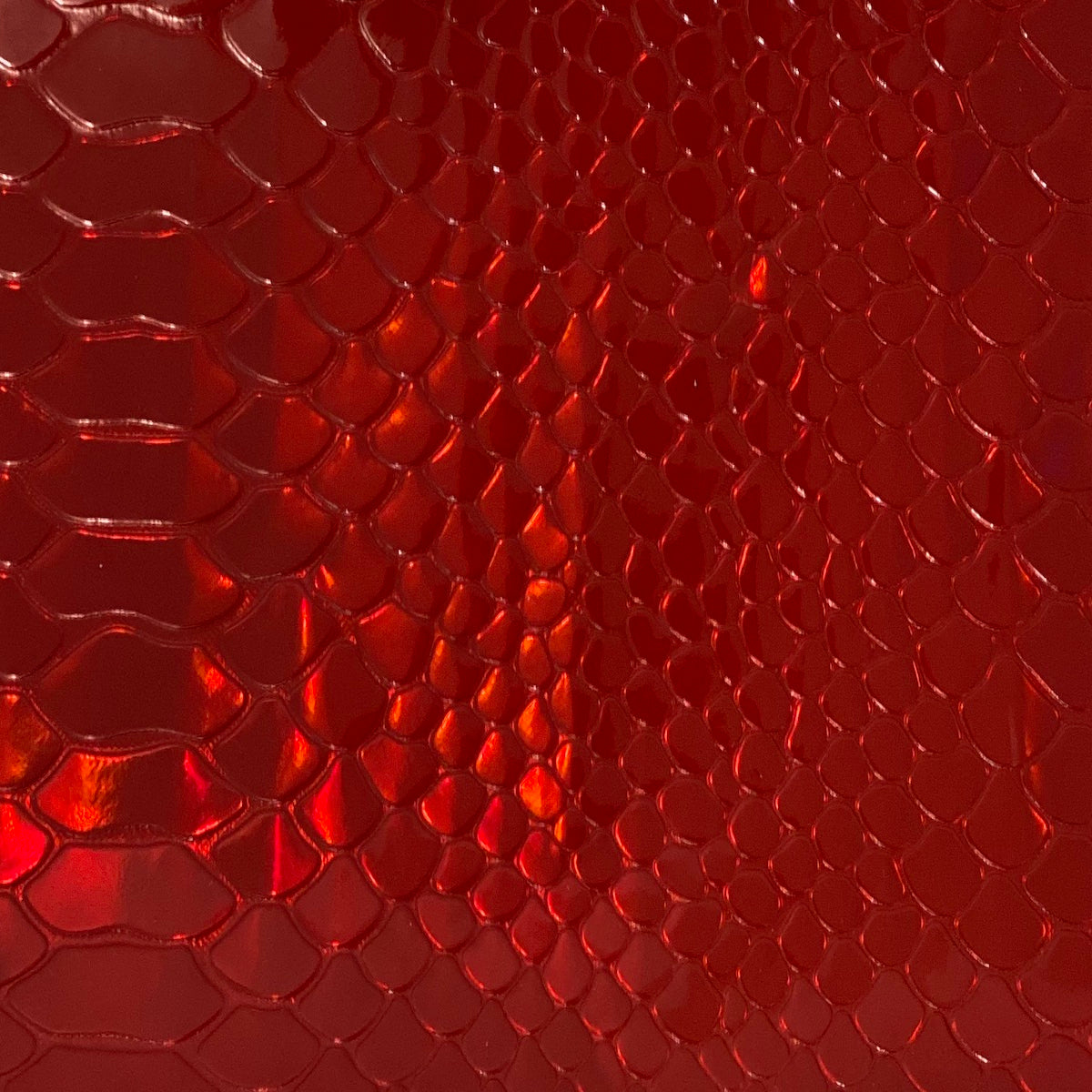 Iridescent Viper Sopythana Snake Skin Vinyl Fabric