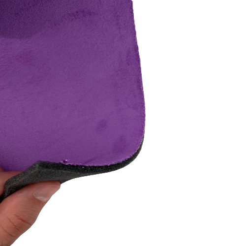 Purple Luxury Stretch Suede Foam Backed Headliner Fabric