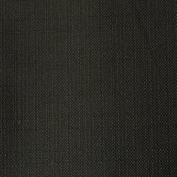 Black Breda Linen Upholstery Drapery Fabric