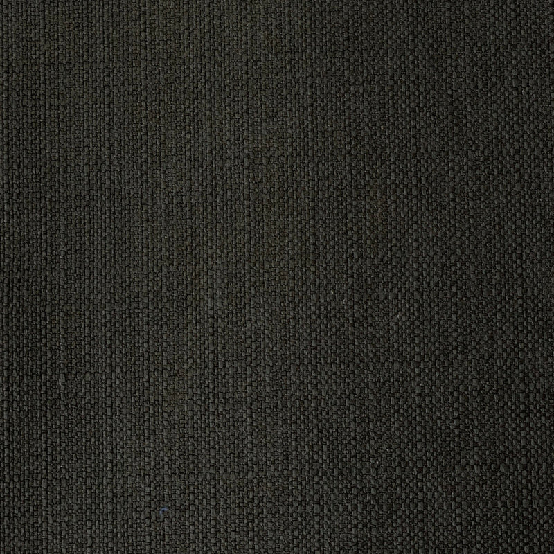 Black Breda Linen Upholstery Drapery Fabric