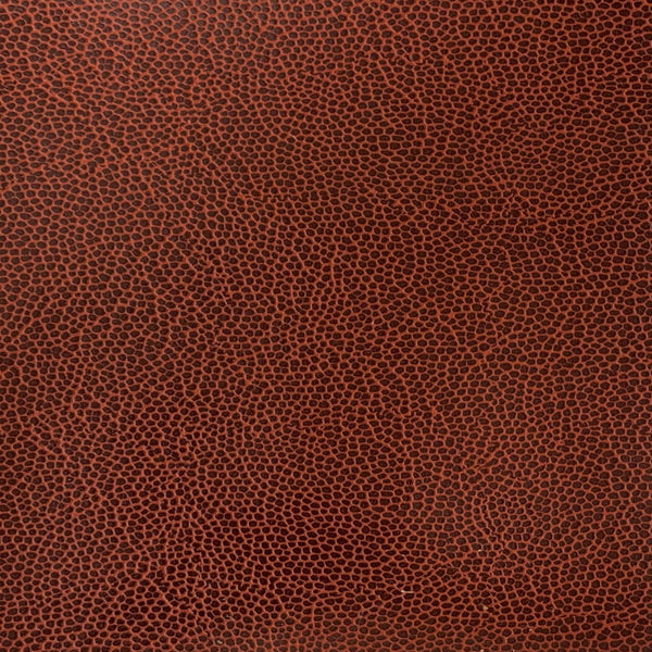 Brown Football Faux Leather Vinyl Fabric