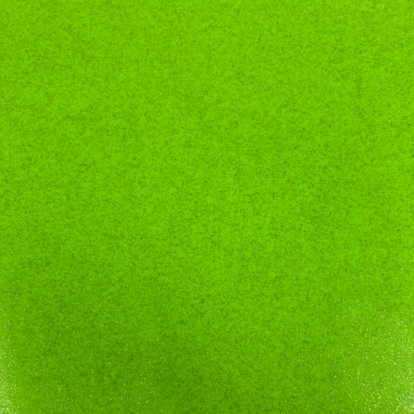 Highlighter Yellow Sparkle Glitter Vinyl Fabric