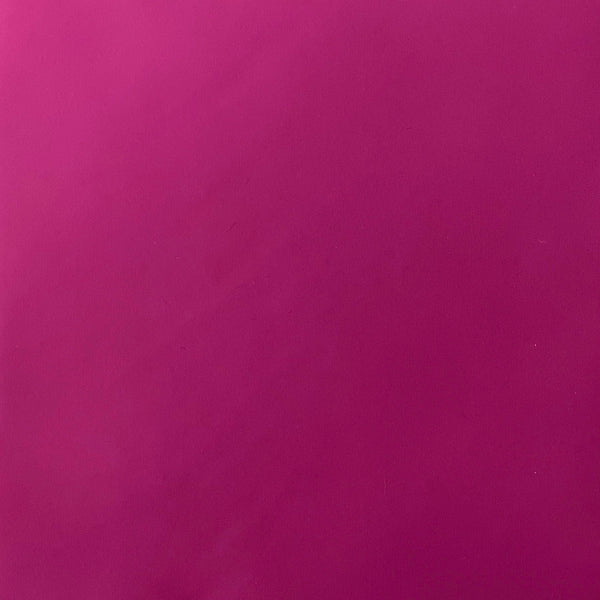 Fuchsia Matte Faux Leather Stretch Vinyl Fabric