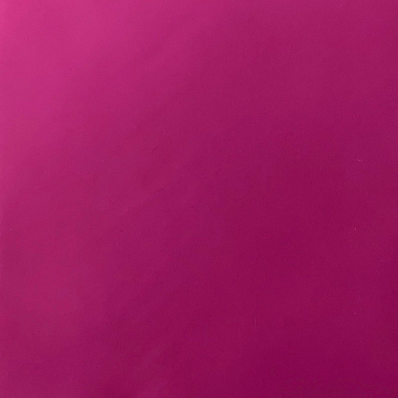 Fuchsia Matte Faux Leather Stretch Vinyl Fabric