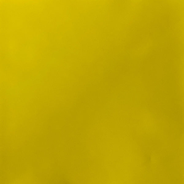 Yellow Matte Faux Leather Stretch Vinyl Fabric