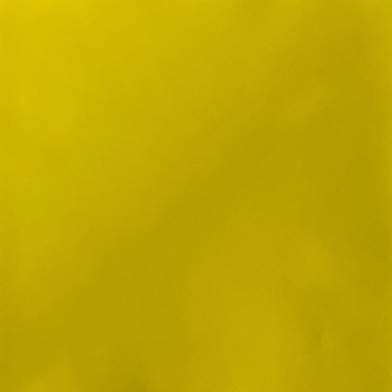 Yellow Matte Faux Leather Stretch Vinyl Fabric