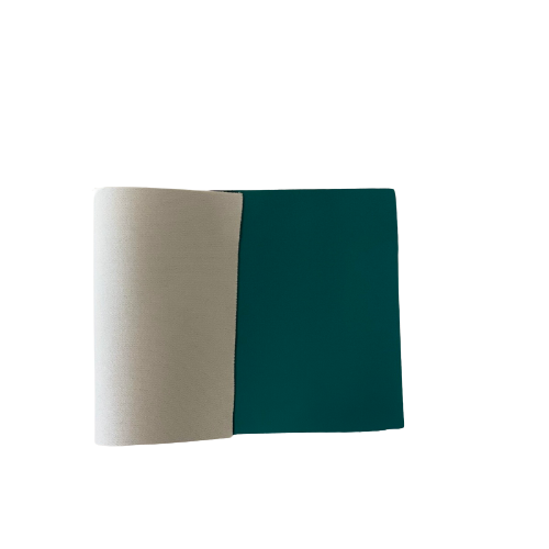 Teal Green Matte Faux Leather Stretch Vinyl Fabric