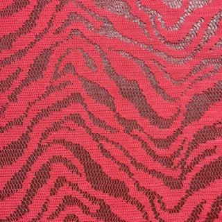 Zebra Lace Mechanical Stretch Fabric | Spandex Place Salman