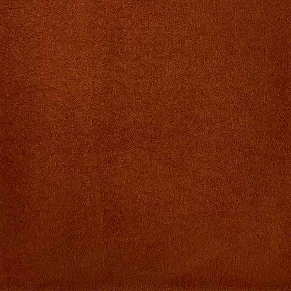 Rust Orange Luxury Stretch Suede Foam Backed Headliner Fabric