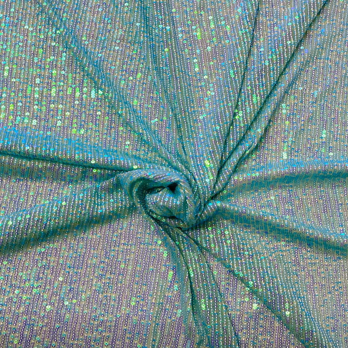 Mille Stripe Stretch Sequins Fabric | Spandex Palace