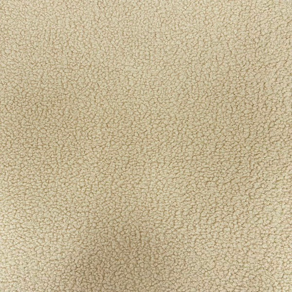 Beige Terry Knit Faux Wool Boucle Fabric