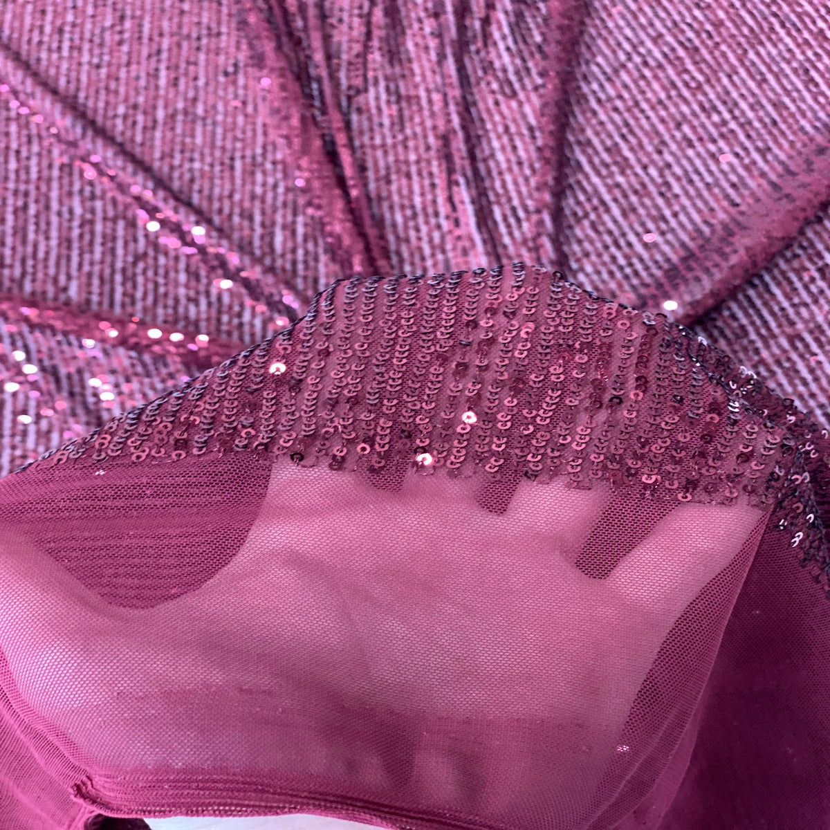 Mille Stripe Stretch Sequins Fabric | Spandex Palace