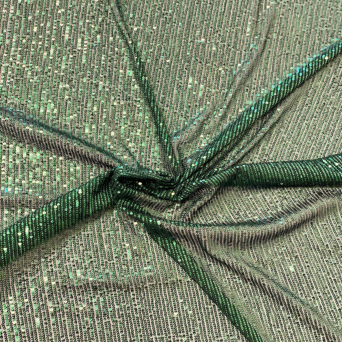 Mille Stripe Stretch Sequins Fabric | Spandex Palace