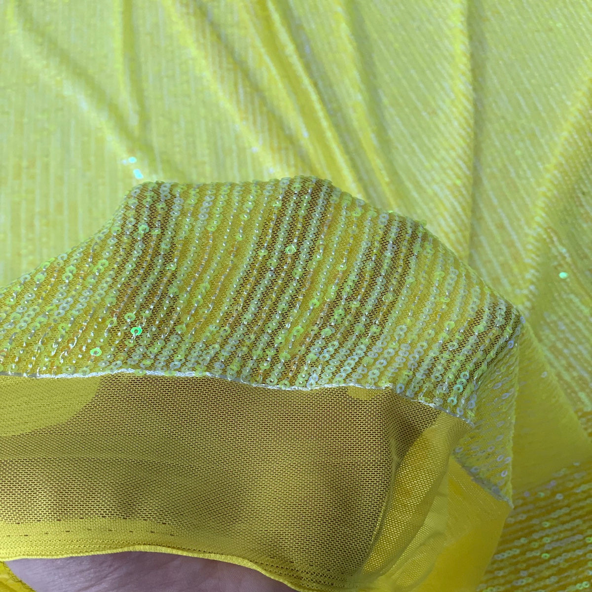 Mille Stripe Stretch Sequins Fabric | Spandex Palace