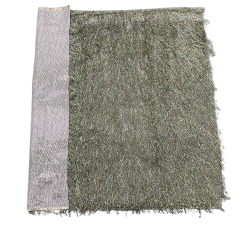 Sage Green | Gold Metallic Faux Ostrich Feather Lace Fabric