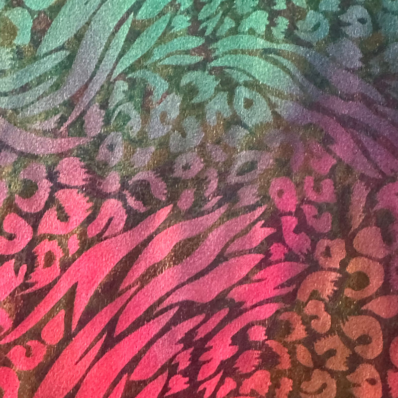 Amazing Animal Tie Dye Nylon Spandex Color Foil Fabric | Spandex Palace Multi