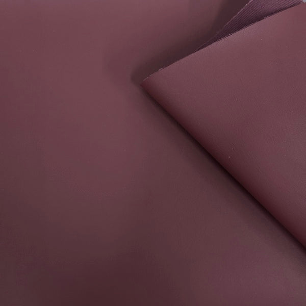 Burgundy Element Premium Faux Leather Vinyl Fabric