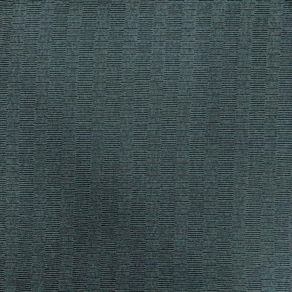 Teal Blue Stripe Hacci Sweat Knit Fabric