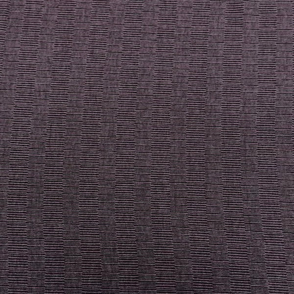 Plum Purple Stripe Hacci Sweat Knit Fabric