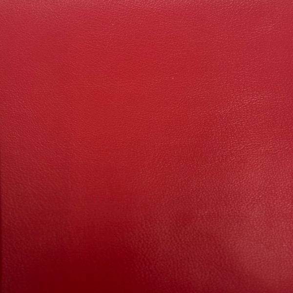 Red Soft Skin PVC Faux Leather Vinyl Fabric