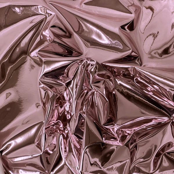 Pink Chrome Reflective Mirror Vinyl Fabric