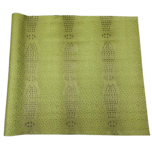 Olive Green Gatorich Faux Leather Vinyl Fabric