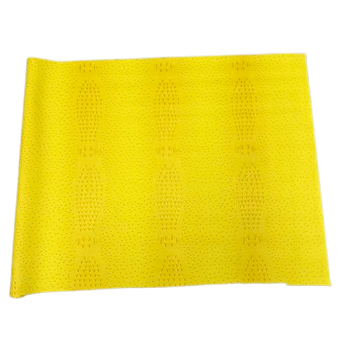 Yellow Gatorich Faux Leather Vinyl Fabric