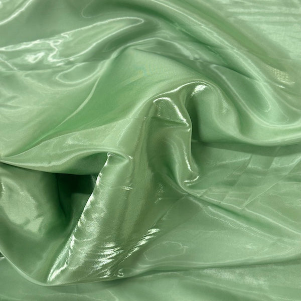 Crystalized Reflective Liquid Bridal Satin Fabric | Spandex Palace