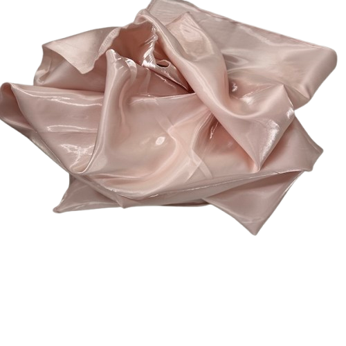 Crystalized Reflective Liquid Bridal Satin Fabric