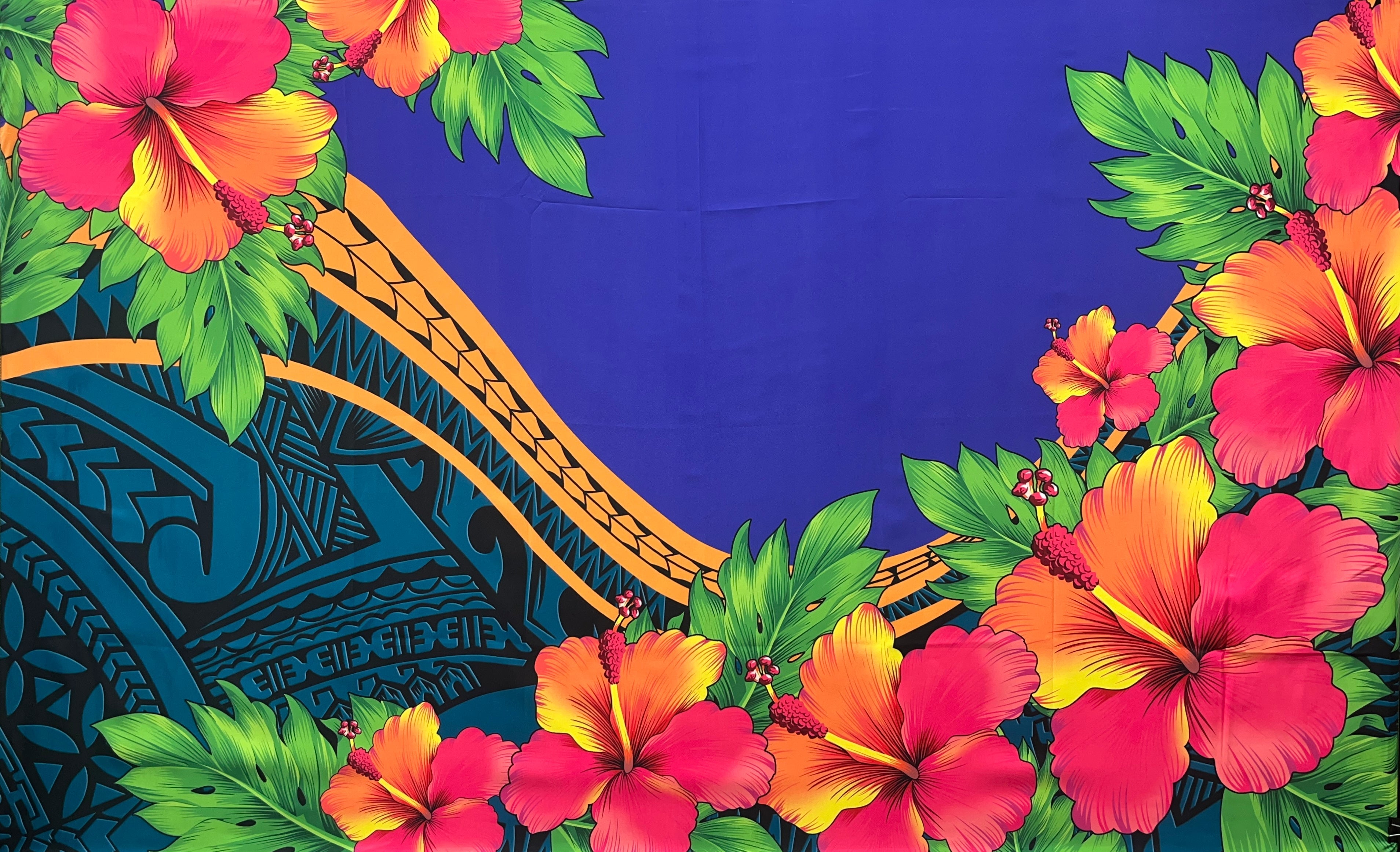 Hibiscus, Plumeria Assortment Sarong | Islands Fabric