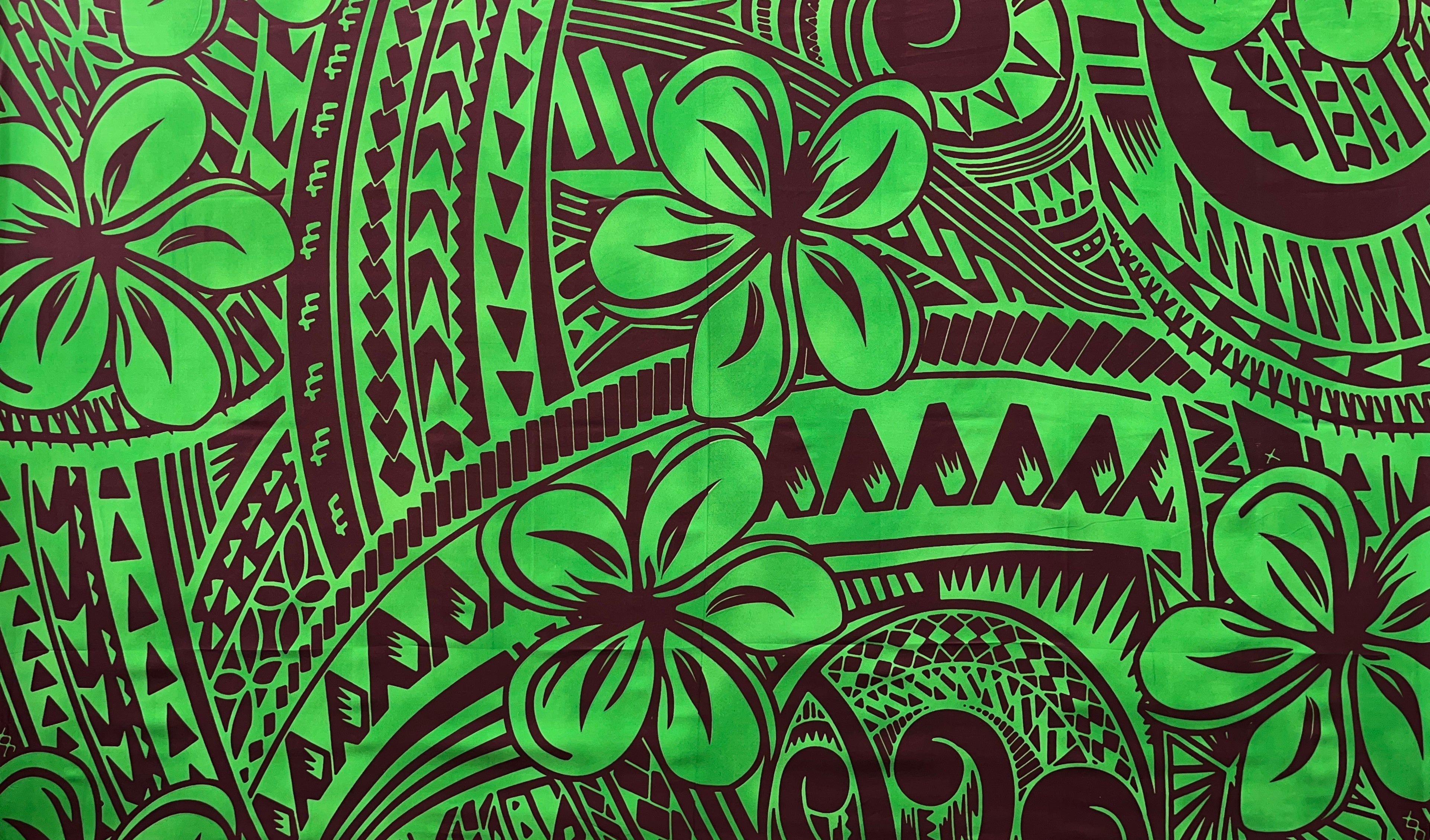 Plumeria Flower Polyester Sarong | Islands Fabric