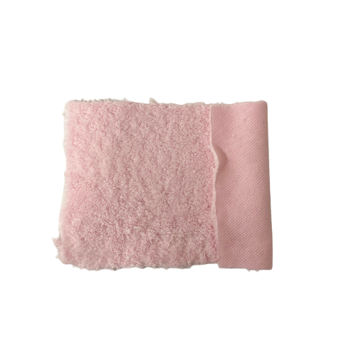 Pink Sherpa Faux Fur Fabric