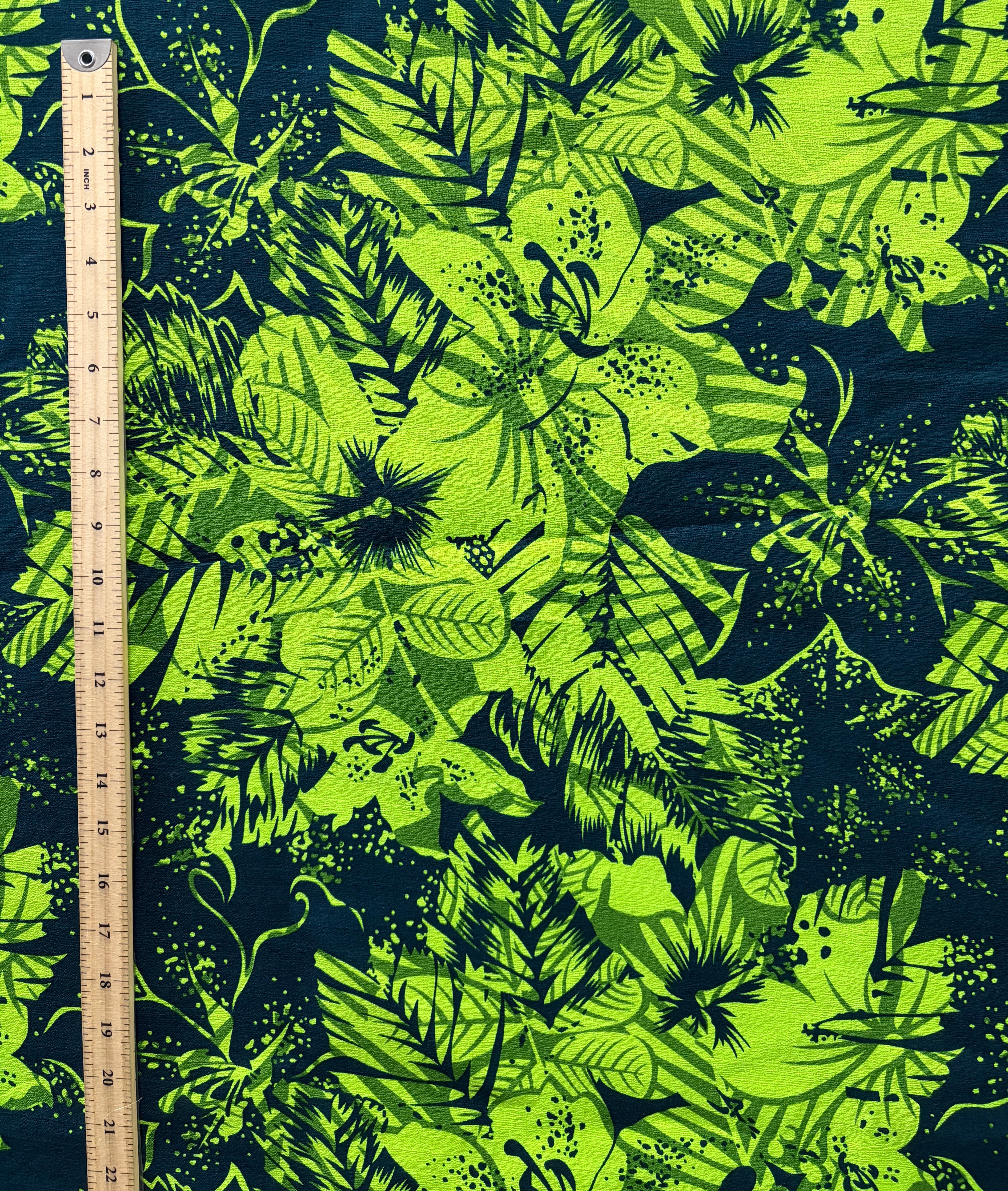 Hibiscus Plumeria Tropical Leaves Cotton Light Barkcloth Fabric | Islands Fabric