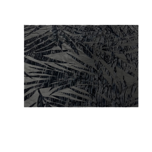 Palm Tree Floral Burnout Stretch Velvet | Spandex Fabric