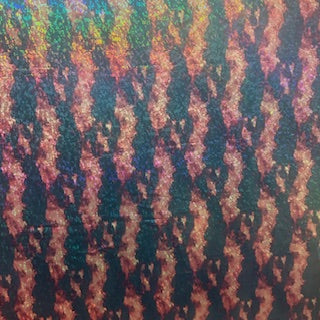 Aurora Light Tye Dye 4 Way Stretch Hologram Foil fabric| Spandex Palace